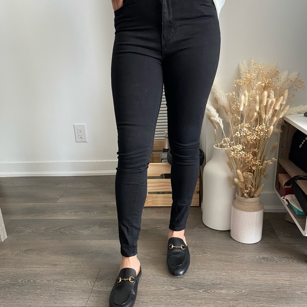 Zara black skinny jeans